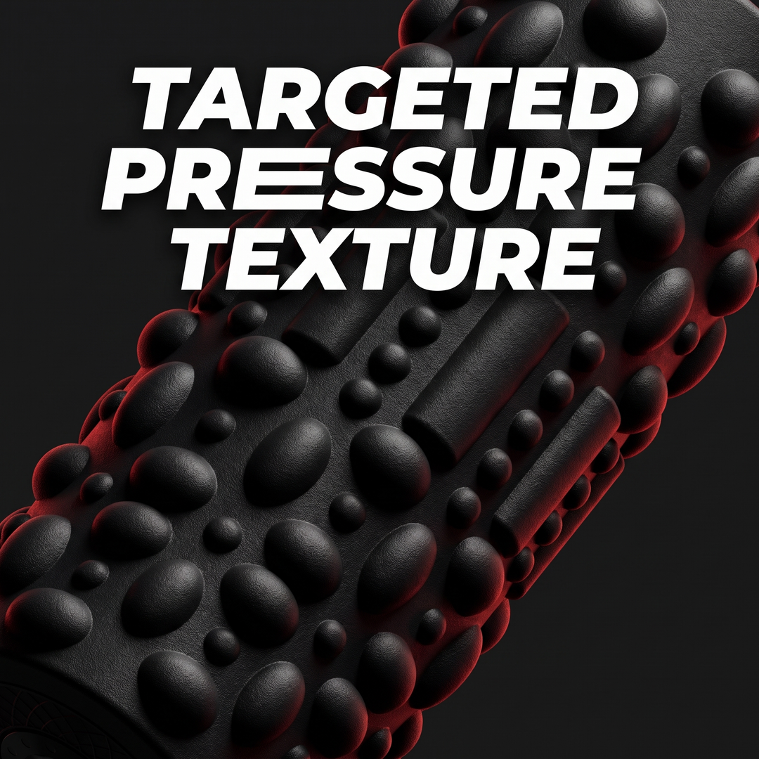 PHYSIOATHLETX Electric Vibrating Foam Roller - Textured Surface Detail