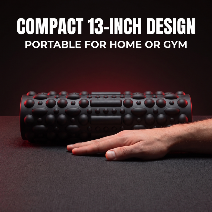 PHYSIOATHLETX Electric Vibrating Foam Roller - Size Comparison