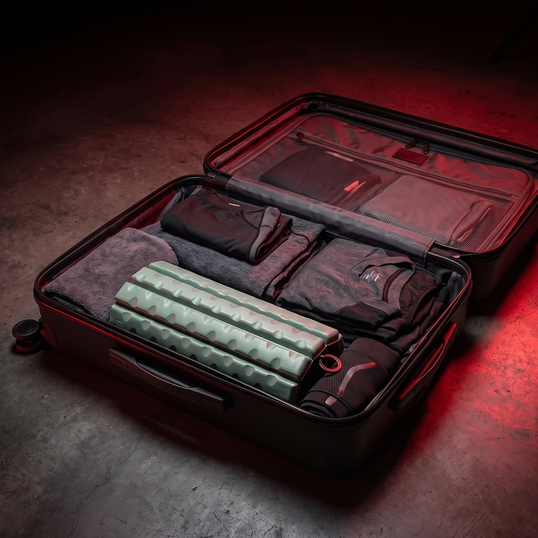Collapsible Foam Roller - PHYSIOATHLETX - Travel Ready Packing