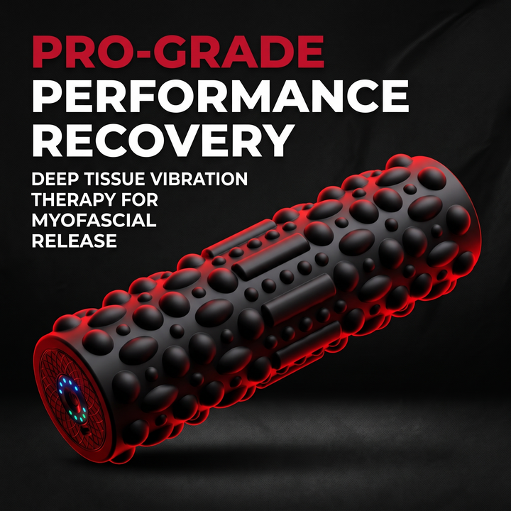 PHYSIOATHLETX Electric Vibrating Foam Roller - Pro-Grade Performance Recovery