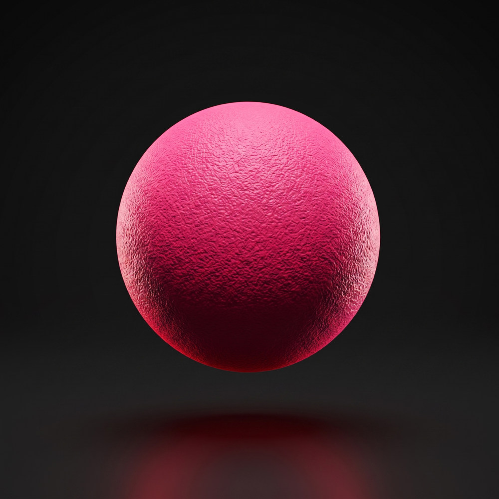 Professional Massage Lacrosse Ball - Pink