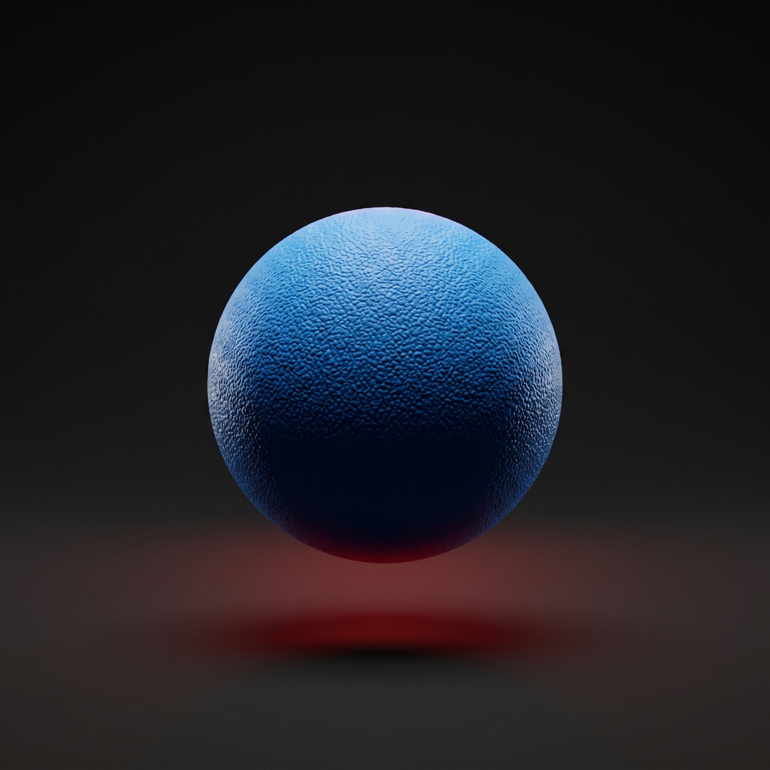 Professional Massage Lacrosse Ball - Blue