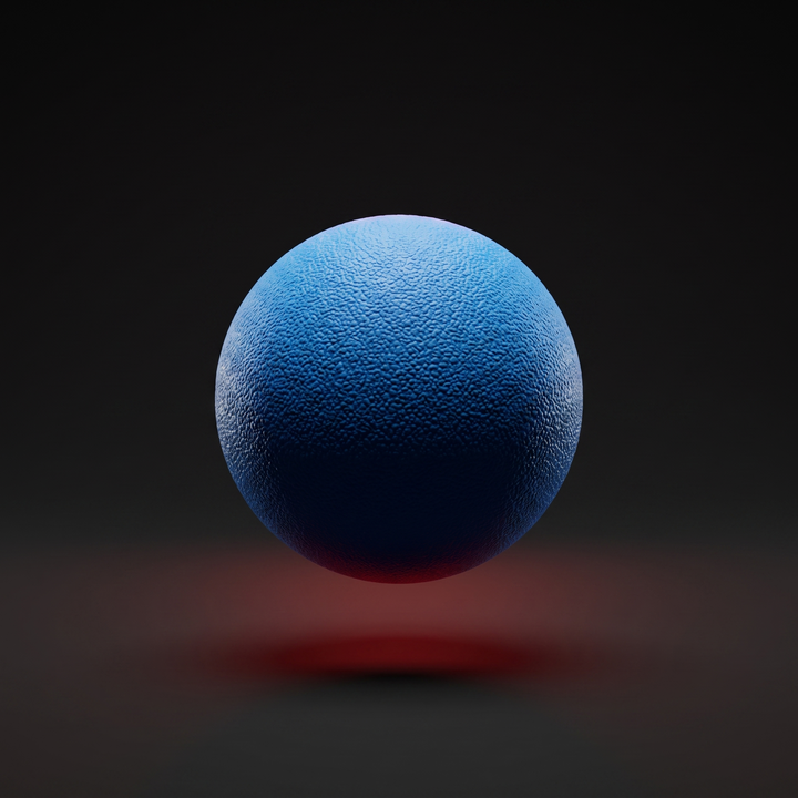 Professional Massage Lacrosse Ball - Blue