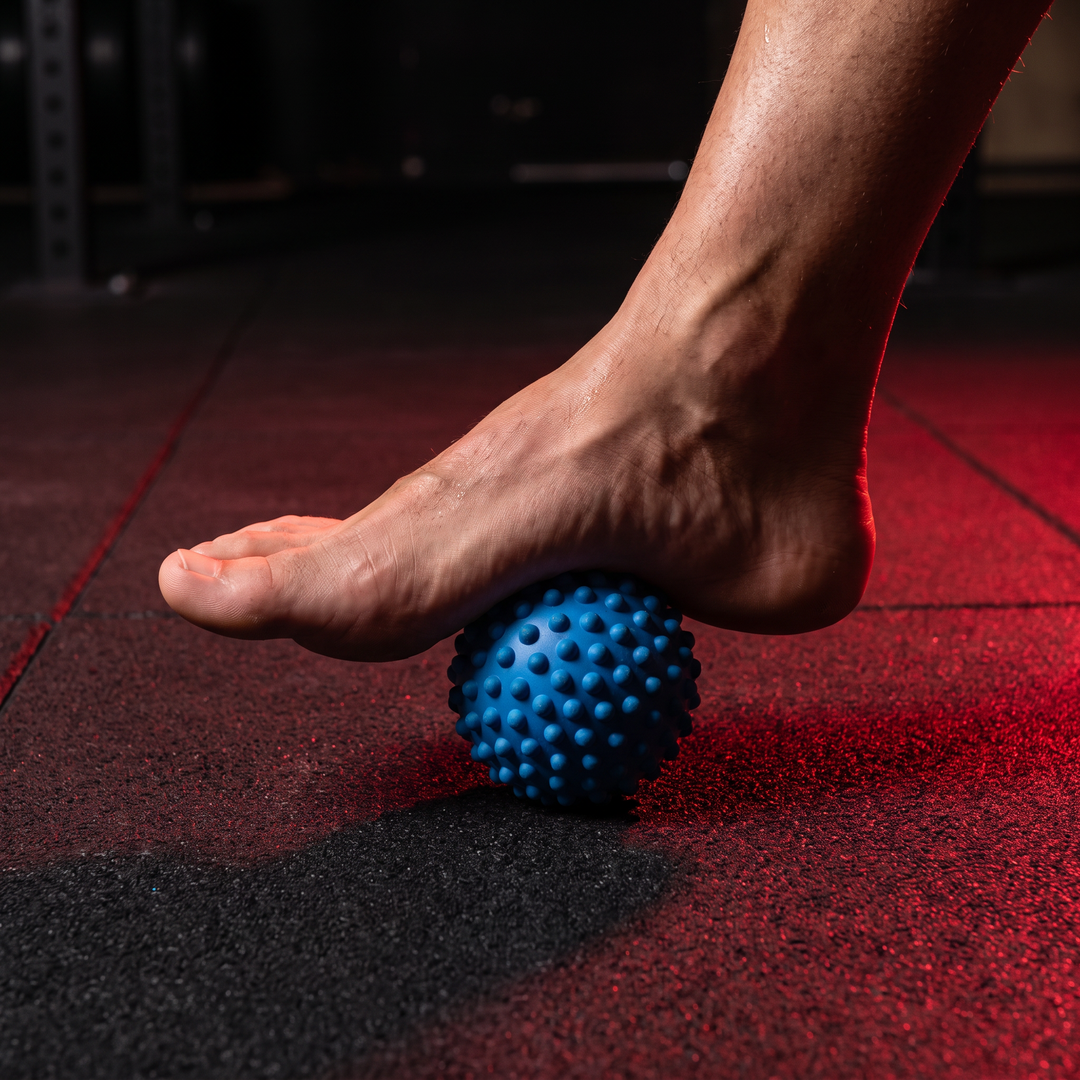 Professional Massage Lacrosse Ball - Blue Foot Rolling