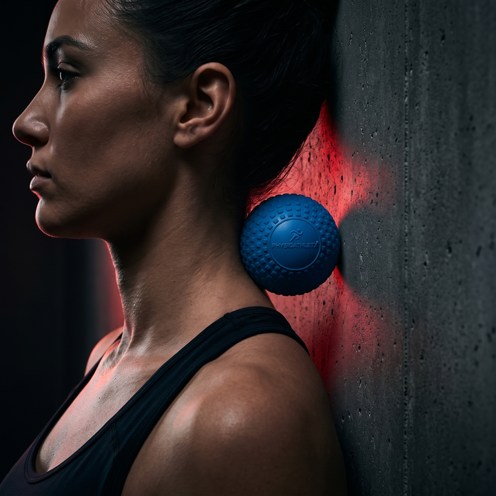 Professional Massage Lacrosse Ball - Blue Neck Release
