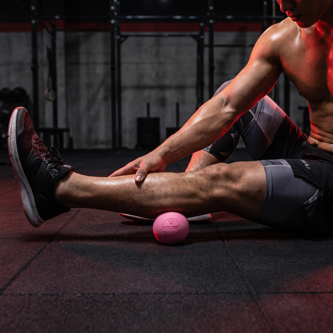 Professional Massage Lacrosse Ball - Pink Calf Recovery