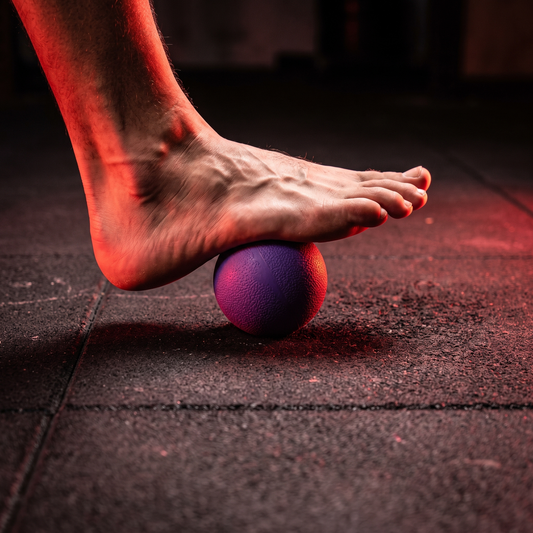 Professional Massage Lacrosse Ball - Purple Foot Rolling