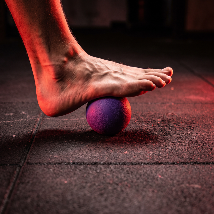 Professional Massage Lacrosse Ball - Purple Foot Rolling