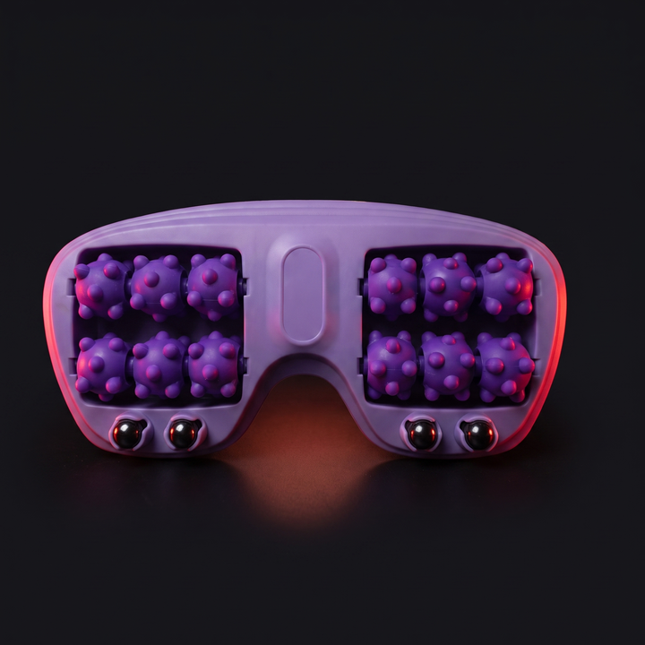 PHYSIOATHLETX Ergonomic Foot Massage Roller - purple - hero product shot for muscle recovery