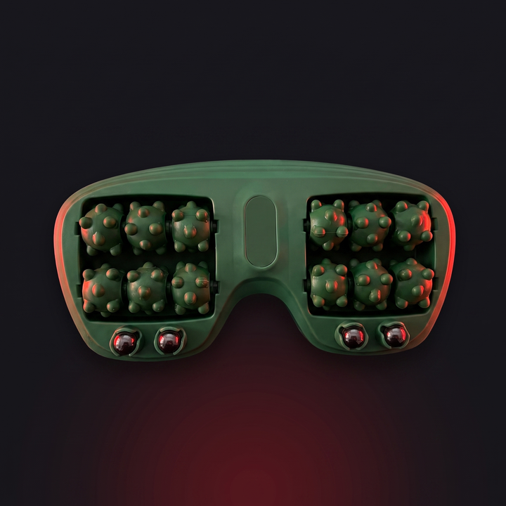 PHYSIOATHLETX Ergonomic Foot Massage Roller - green - hero product shot for muscle recovery