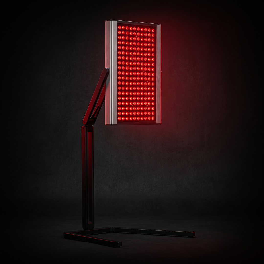 Red Light Recovery Panel - glowing red light hero shot