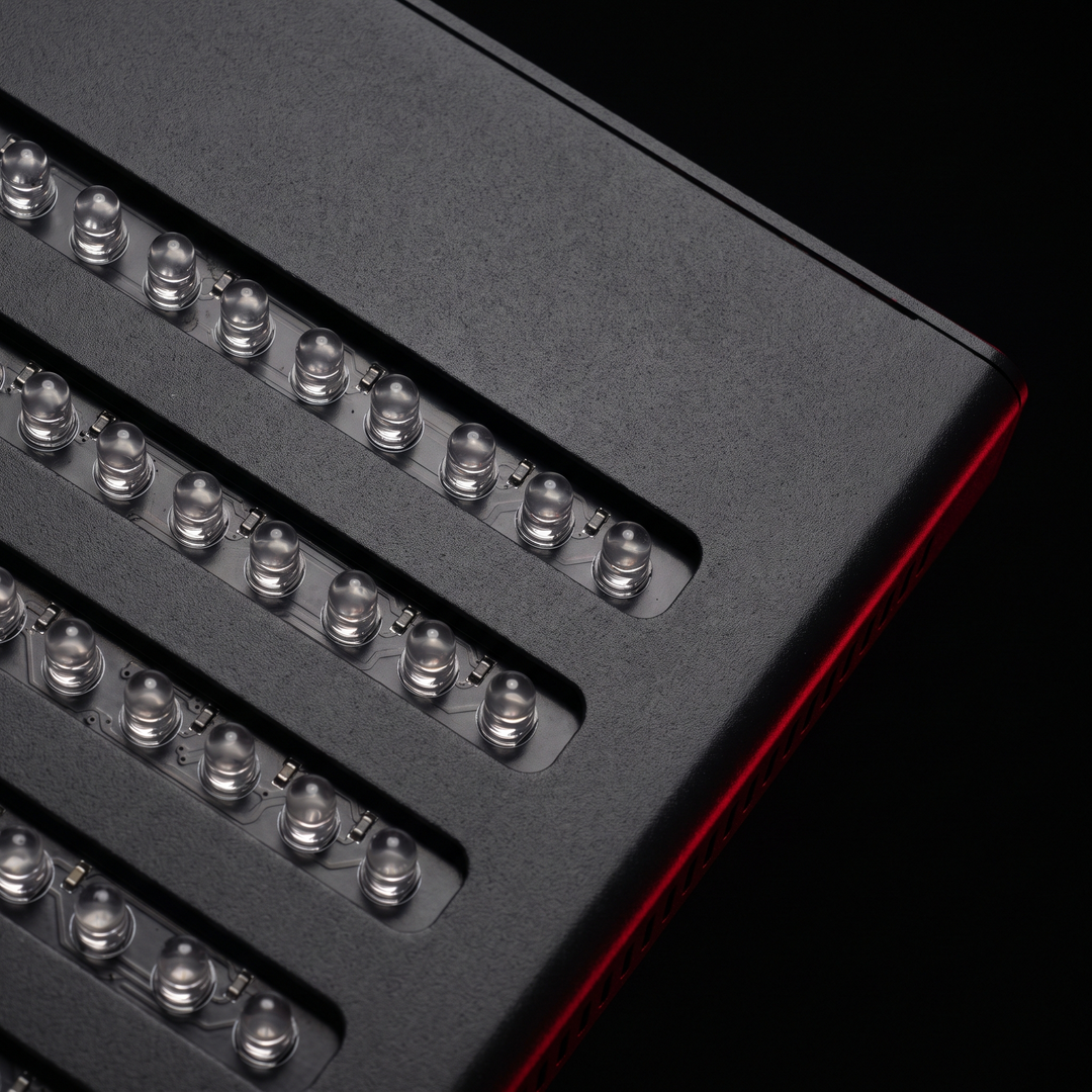 Red Light Recovery Panel - LED array detail unlit