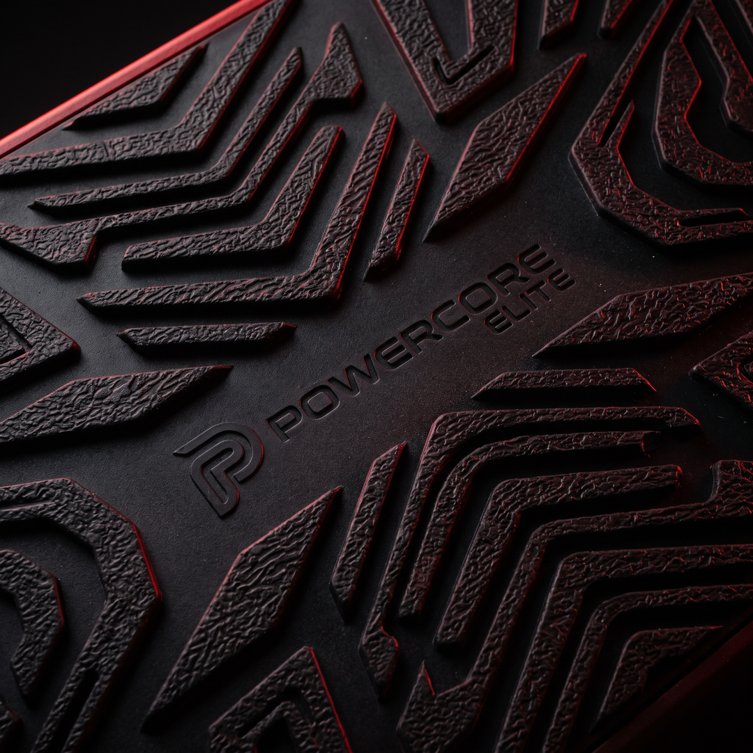 Close-up of the non-slip vibration platform surface texture