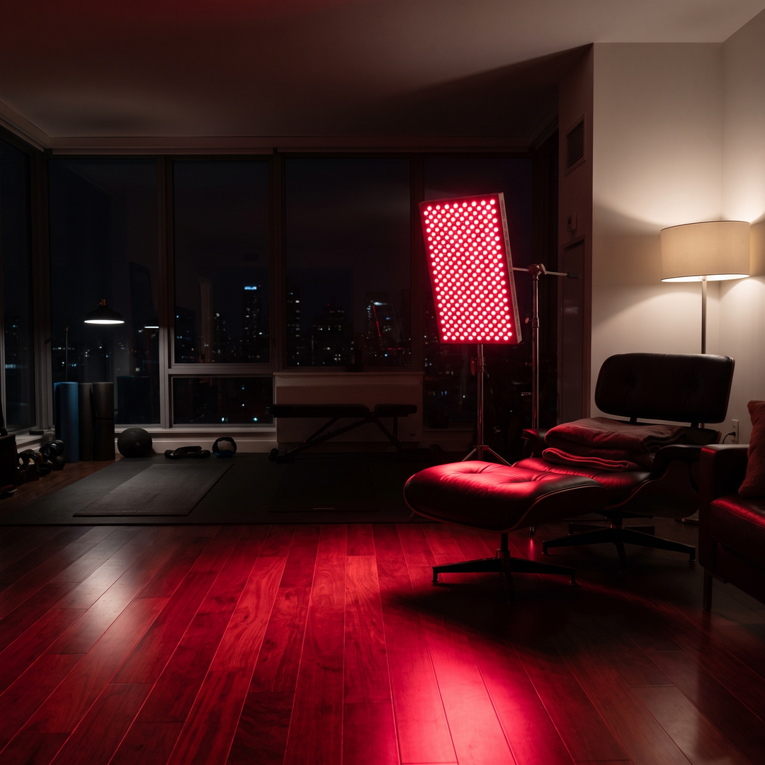 Red Light Recovery Panel - recovery corner ambiance