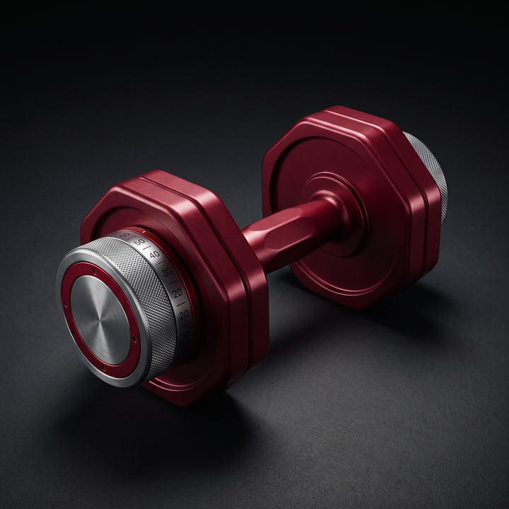 PHYSIOATHLETX Adjustable Dumbbell Set 40KG - red variant hero