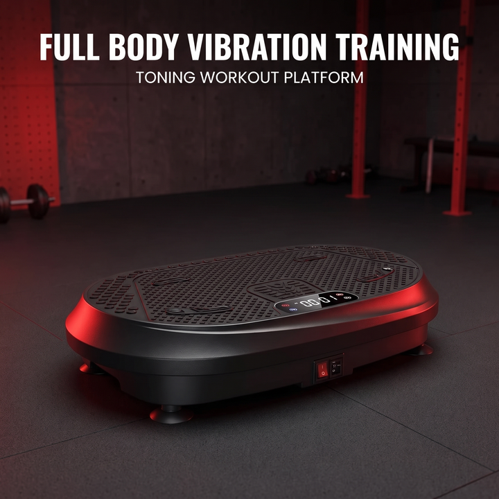 PHYSIOATHLETX vibration plate exercise machine - full body vibration training, toning workout platform hero banner