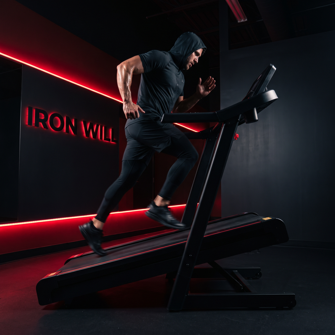 Foldable Treadmill Home Gym - Incline Jogging