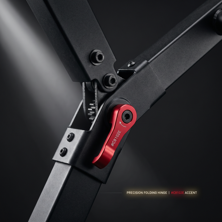 Foldable Treadmill Home Gym - Folding Hinge Mechanism