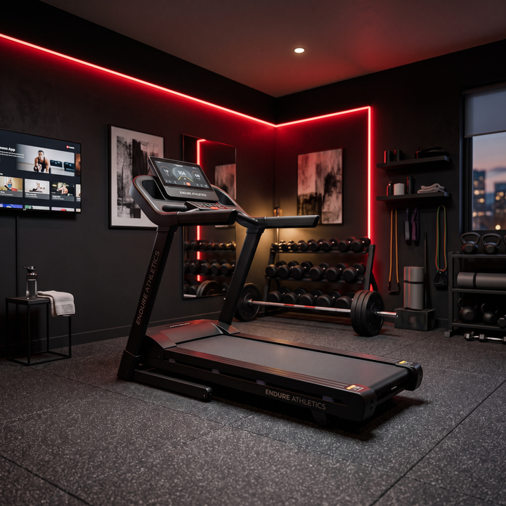 Foldable Treadmill Home Gym - Home Gym Setting
