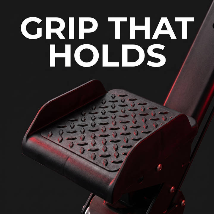 Adjustable Stair Stepper Climber Machine - non-slip pedal texture