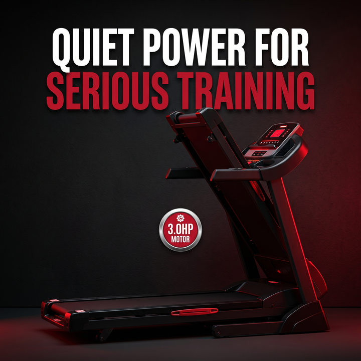 Foldable Treadmill Home Gym - Quiet Power for Serious Training