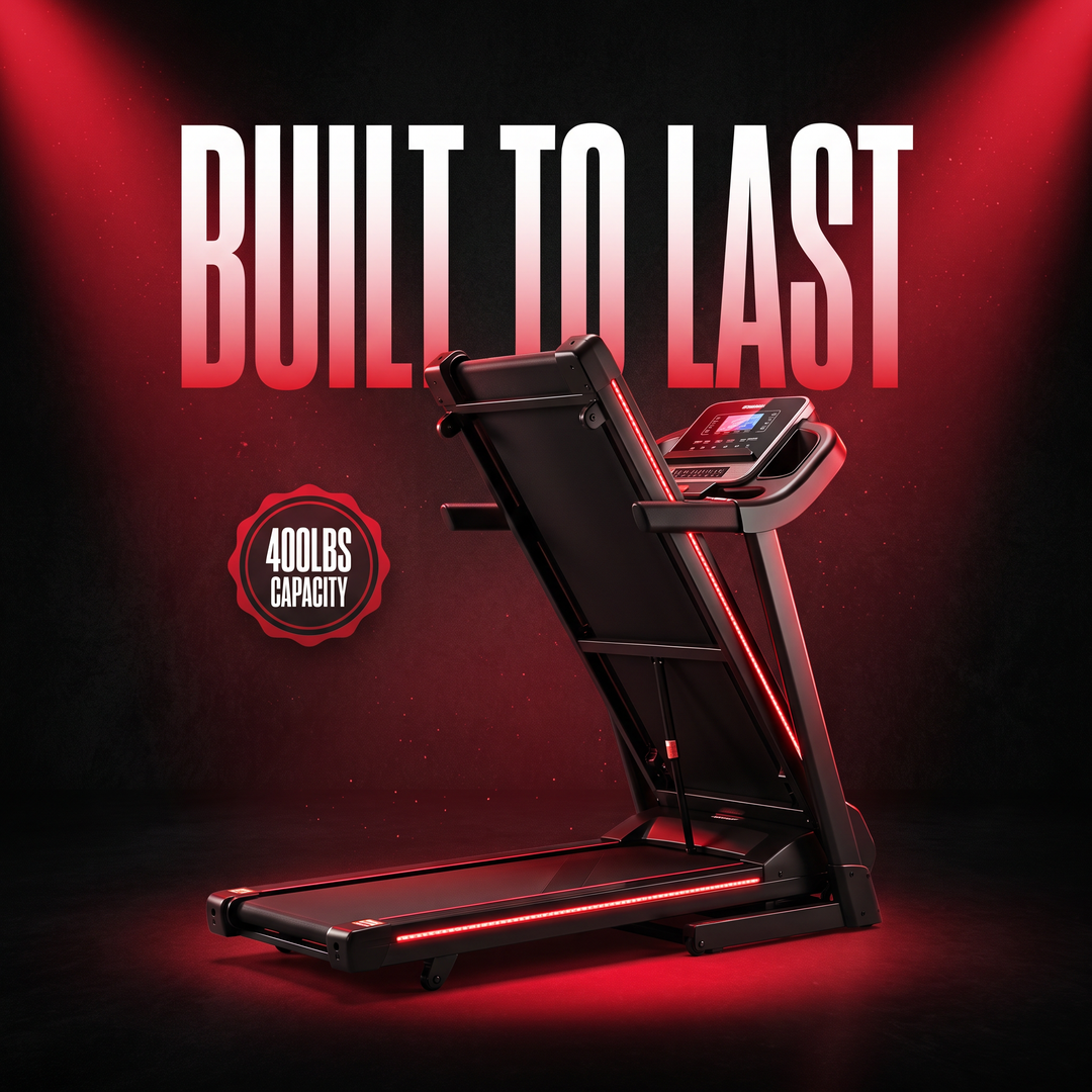 Foldable Treadmill Home Gym - Built to Last 400LBS Capacity