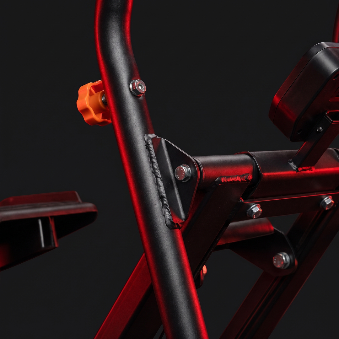 Adjustable Stair Stepper Climber Machine - handlebar and frame detail