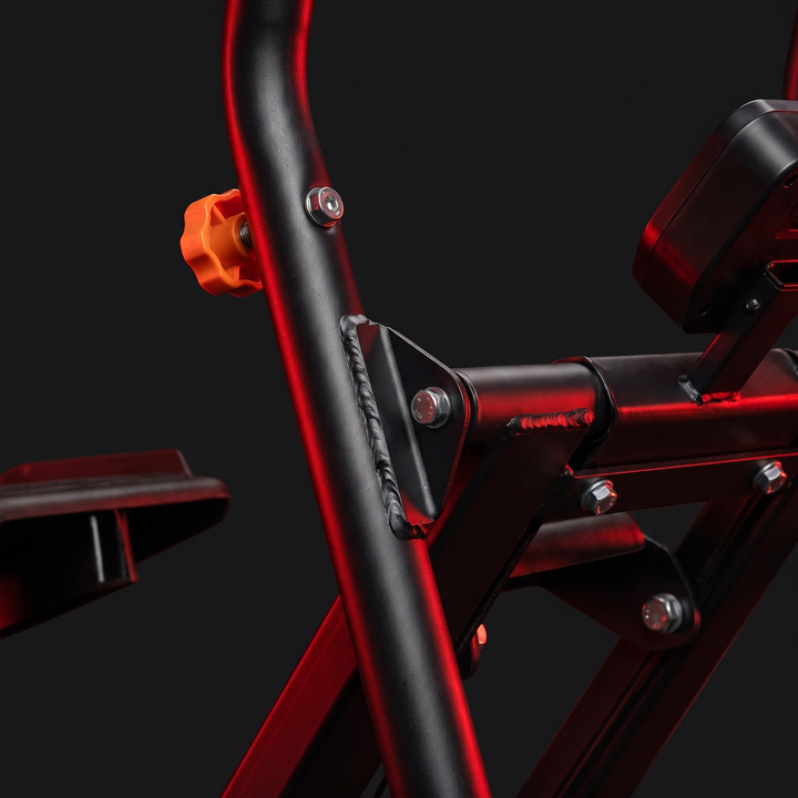 Adjustable Stair Stepper Climber Machine - handlebar and frame detail