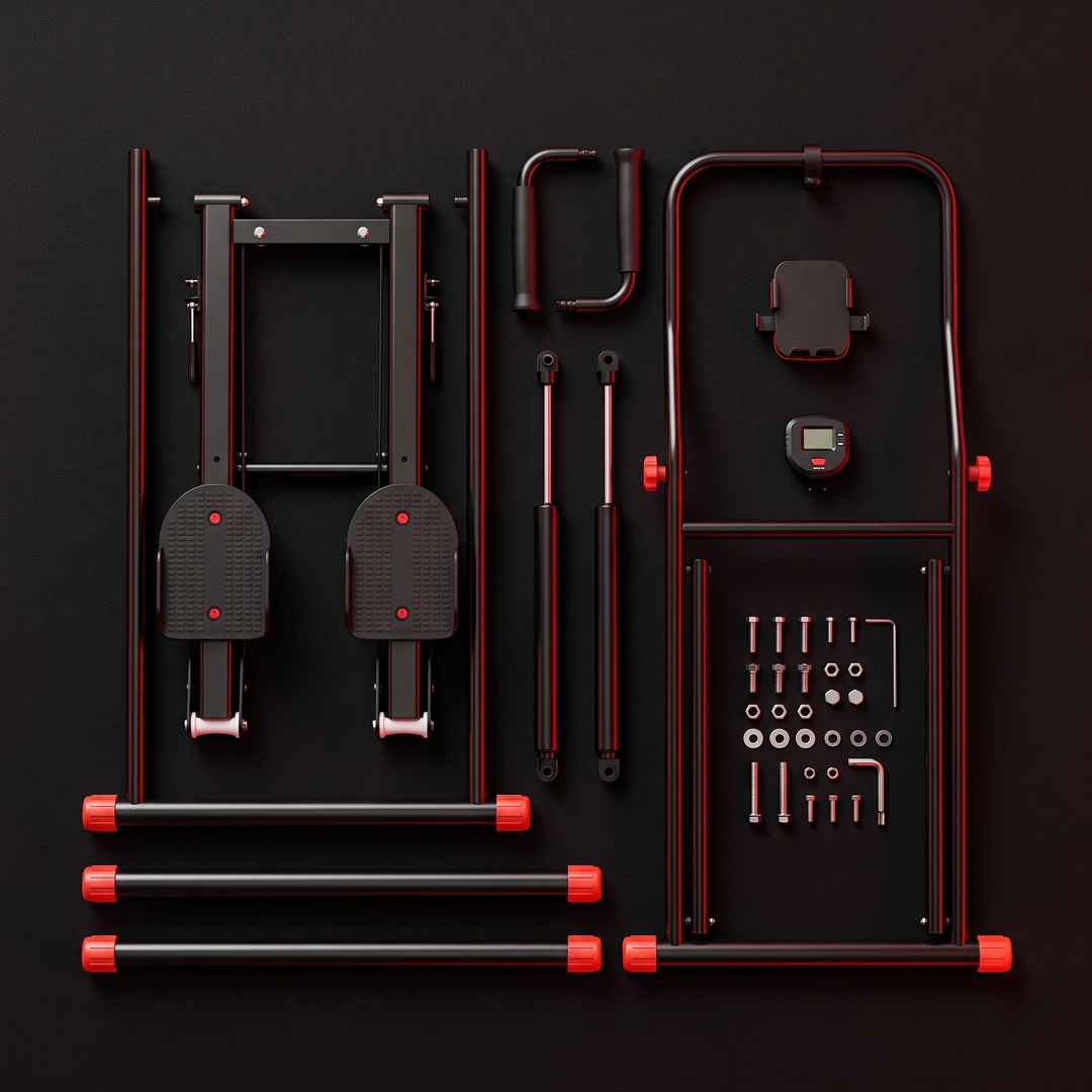Adjustable Stair Stepper Climber Machine - assembly components