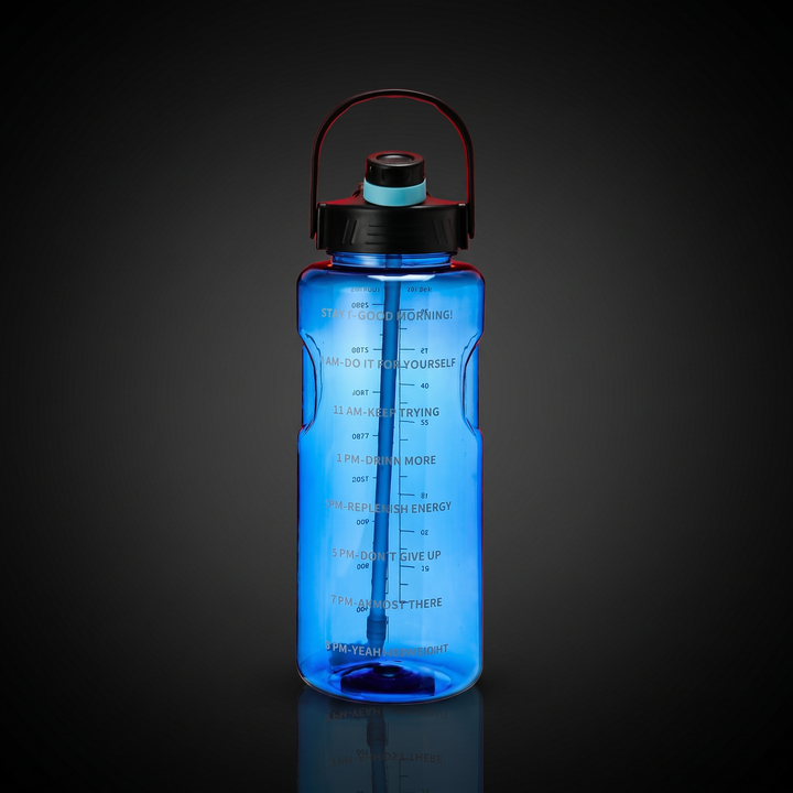 PHYSIOATHLETX Large Capacity Sports Water Bottle - 3000ml Blue