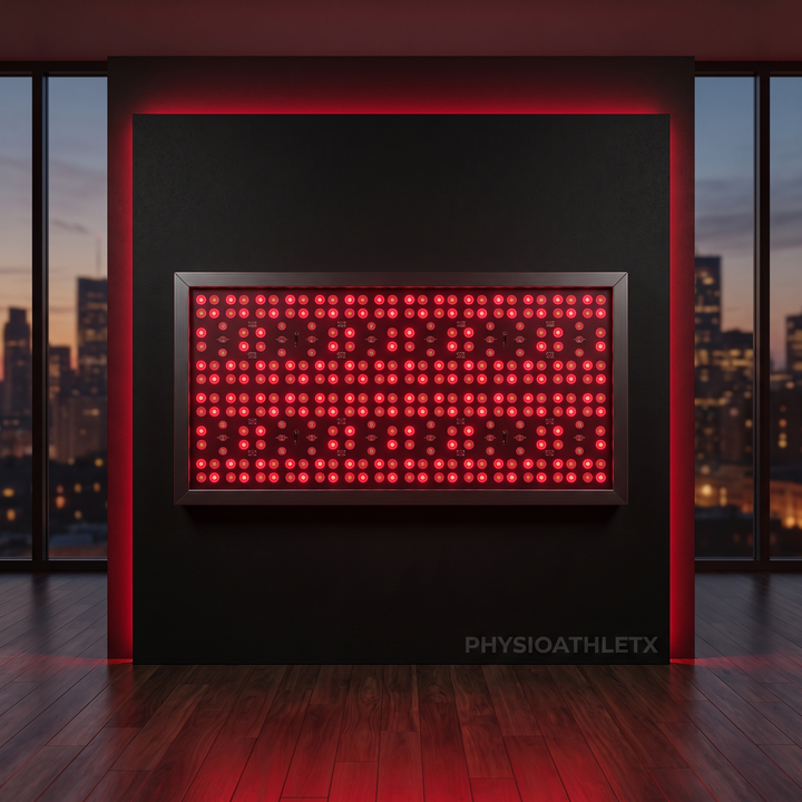 PHYSIOATHLETX Dual Chip LED Red Light Recovery Panel - MT3000 Wall Mount