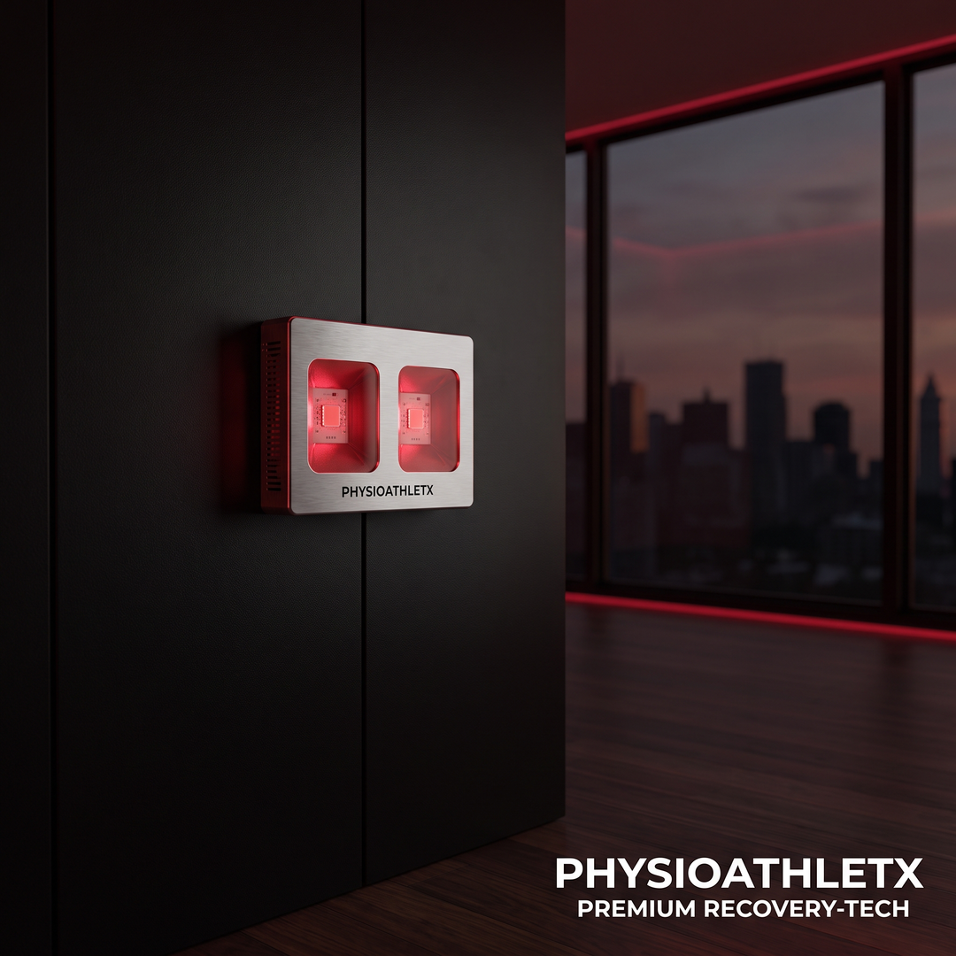 PHYSIOATHLETX Dual Chip LED Red Light Recovery Panel - MT1000 Wall Mount