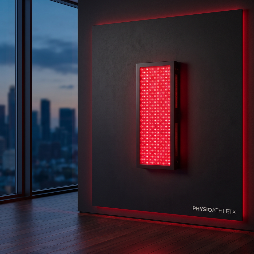 PHYSIOATHLETX Dual Chip LED Red Light Recovery Panel - MT2000 Wall Mount