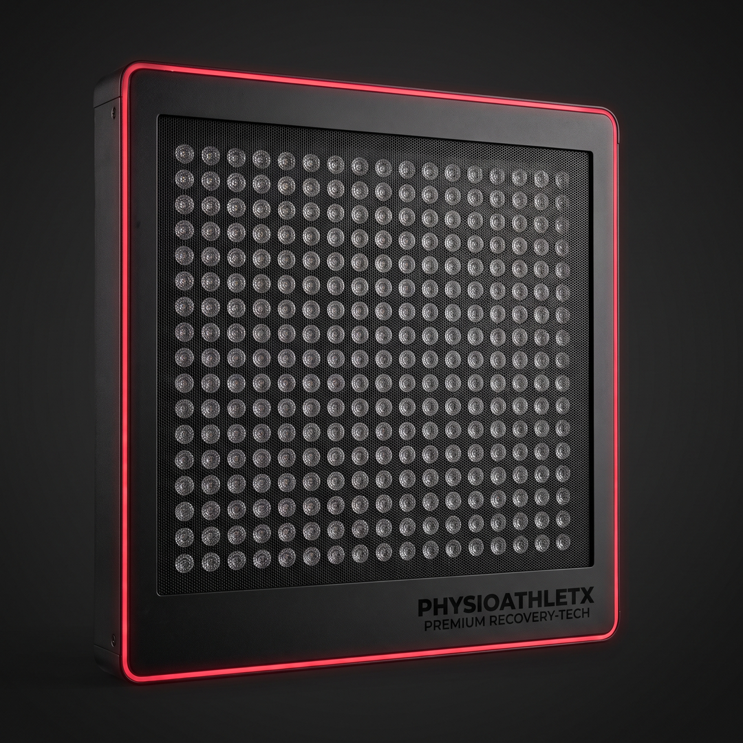 PHYSIOATHLETX Dual Chip LED Red Light Recovery Panel - Studio Shot Powered Off