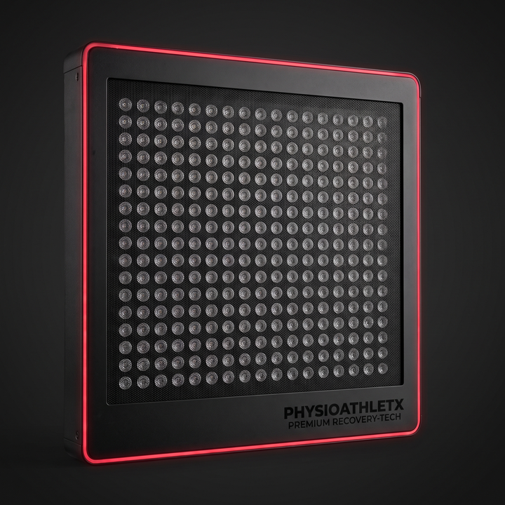 PHYSIOATHLETX Dual Chip LED Red Light Recovery Panel - Studio Shot Powered Off