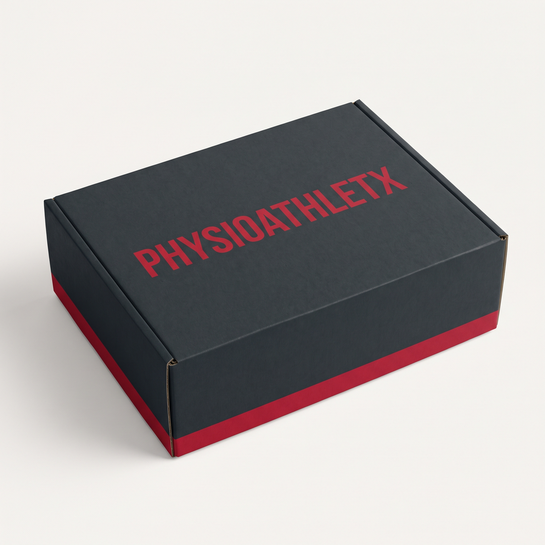 PHYSIOATHLETX Dual Chip LED Red Light Recovery Panel - Packaging Box