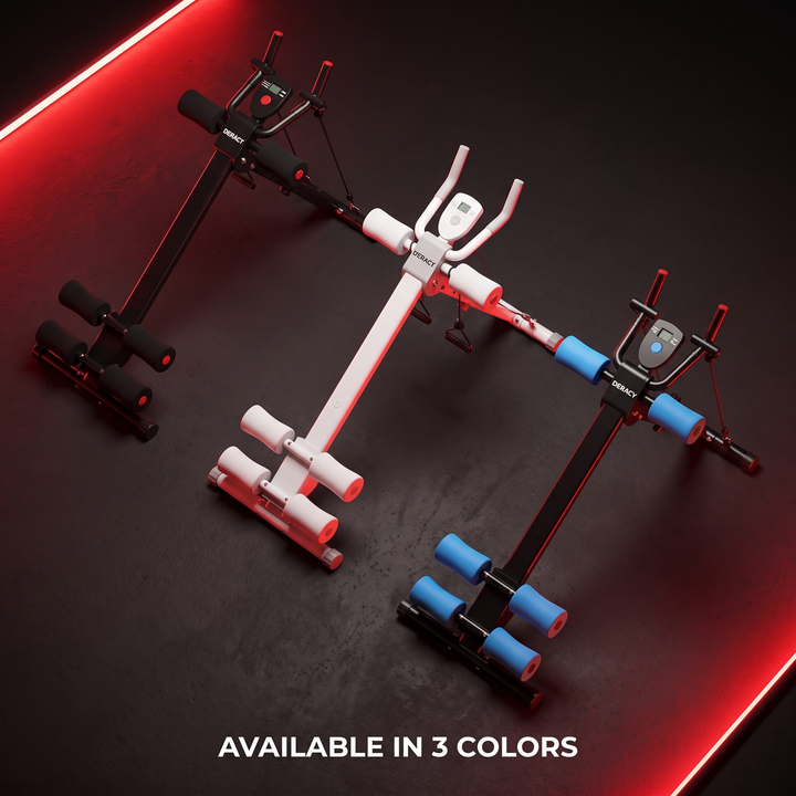 Adjustable Ab Trainer Foldable Abdominal Crunch Machine - Available Colors