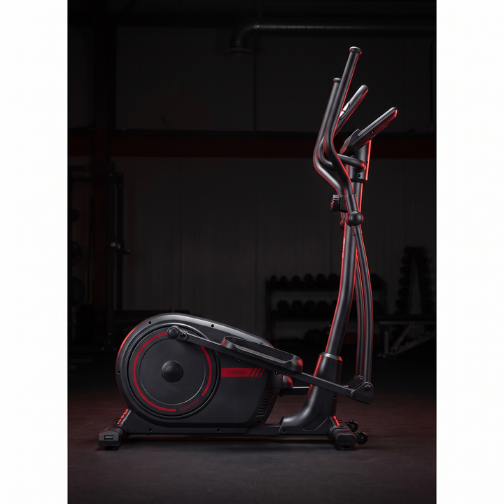 PHYSIOATHLETX Adjustable Elliptical Training Machine - Side Profile View