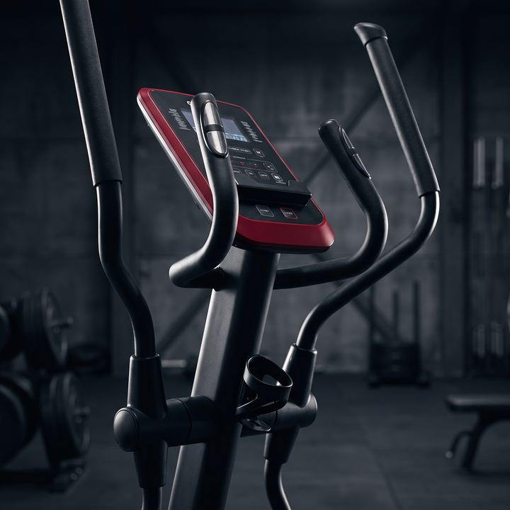 PHYSIOATHLETX Adjustable Elliptical Training Machine - Front Hero Close-Up