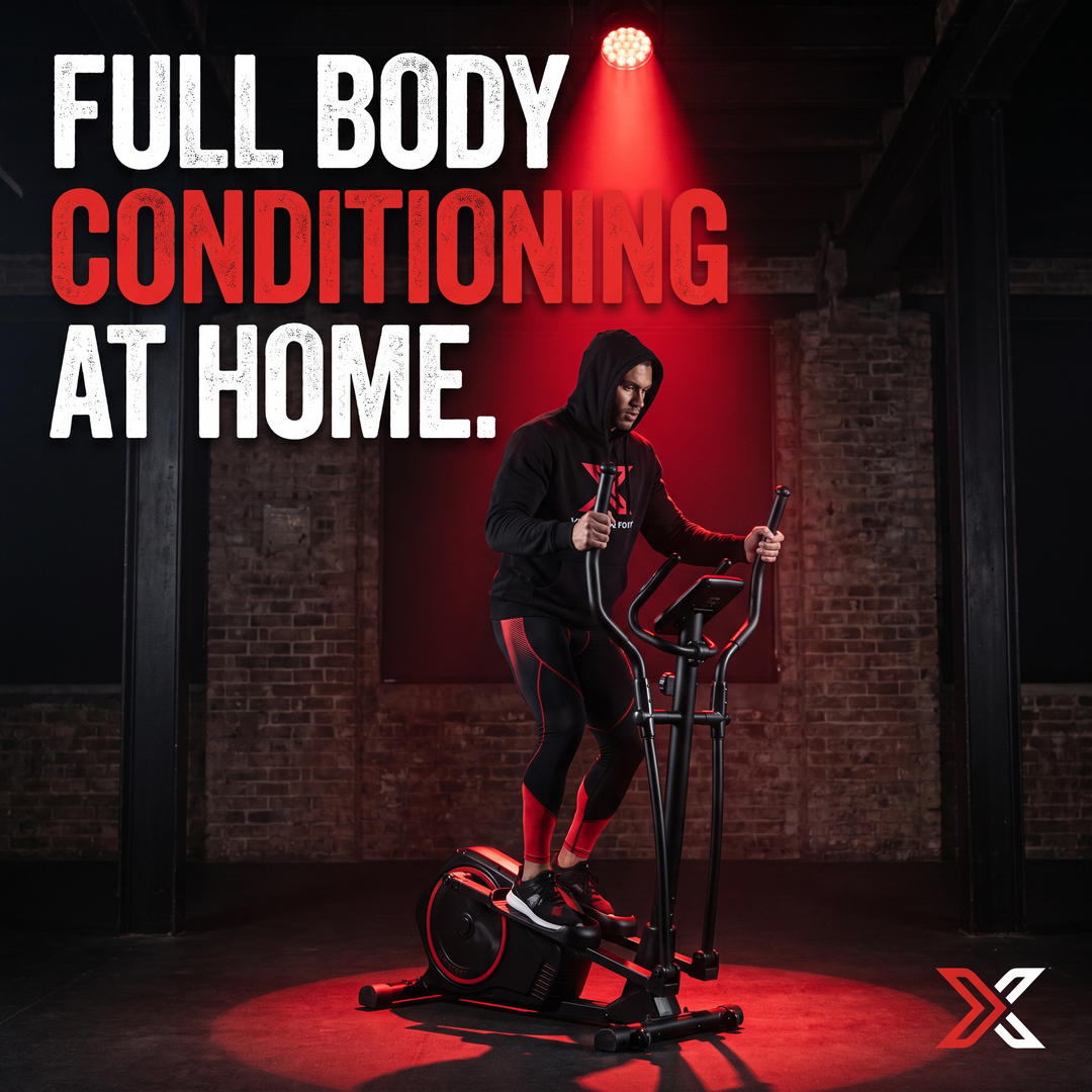 PHYSIOATHLETX Adjustable Elliptical Training Machine - Full Body Conditioning At Home