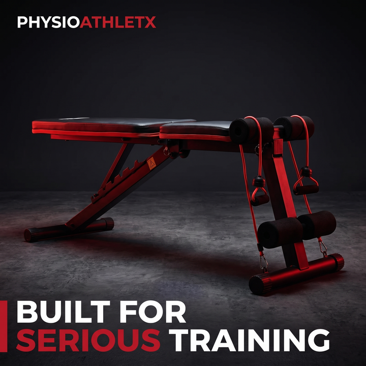 PHYSIOATHLETX Adjustable Weight Bench - Flat Position Hero Shot
