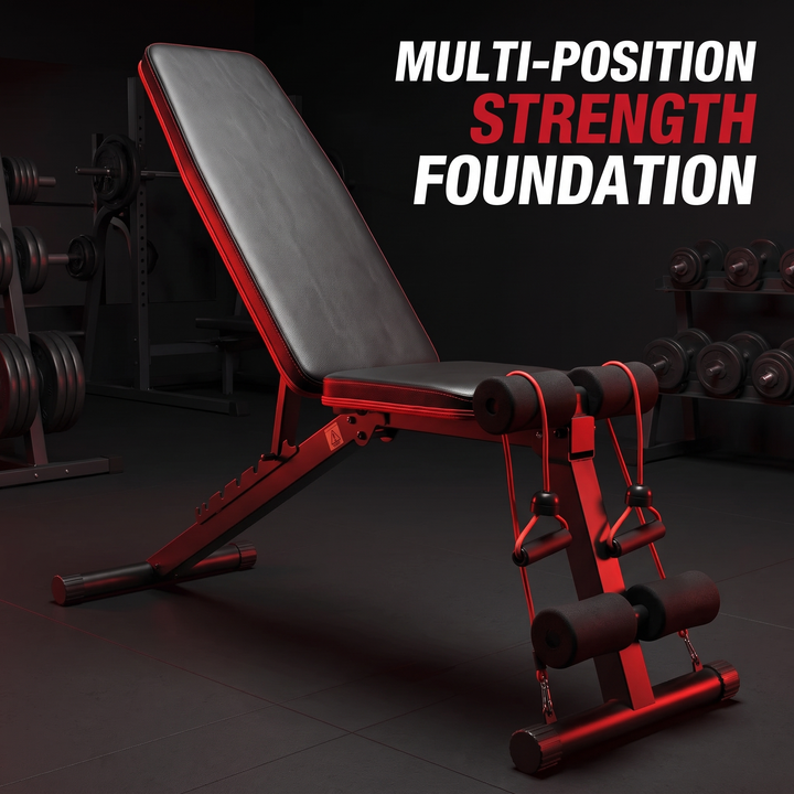 PHYSIOATHLETX Adjustable Weight Bench - Incline Position