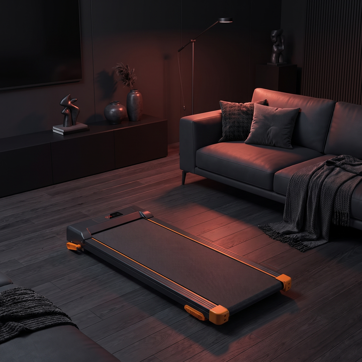 PHYSIOATHLETX Foldable Walking Pad Treadmill - Living Room Lifestyle