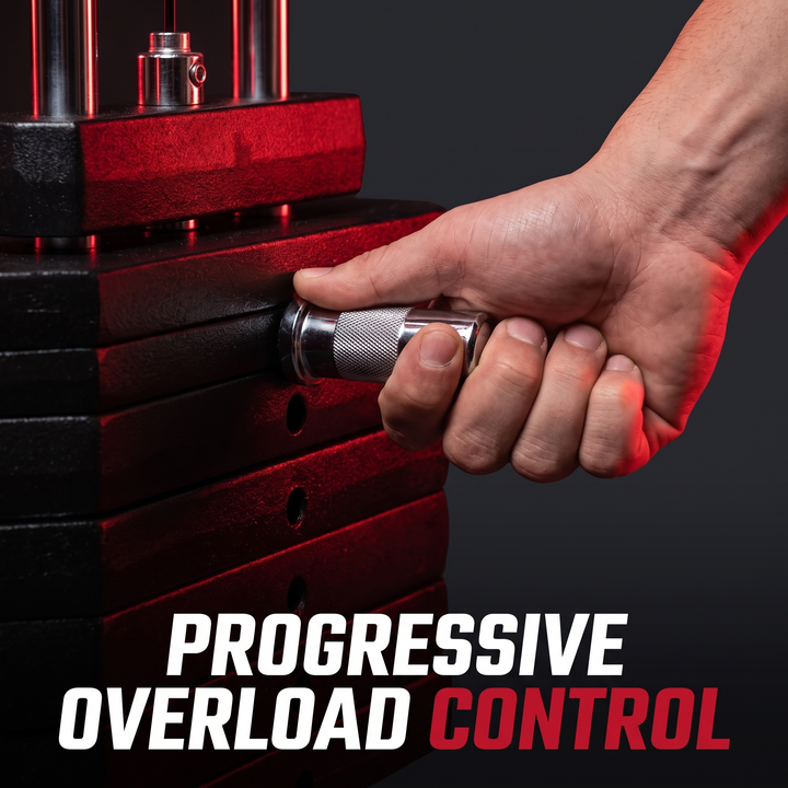 PHYSIOATHLETX All-In-One Home Gym Station - Progressive Overload Pin Detail