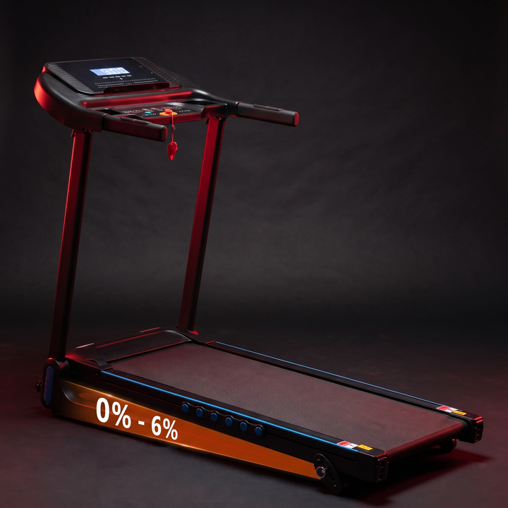 Adjustable Incline Treadmill 4-in-1 Home Treadmill - Unfolded Hero View