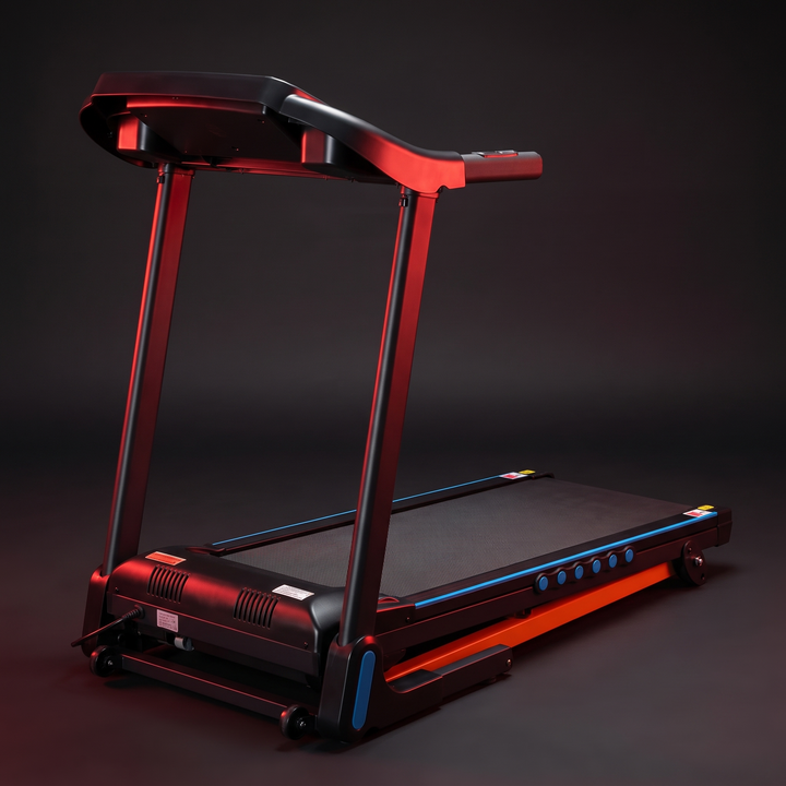 Adjustable Incline Treadmill 4-in-1 Home Treadmill - Rear Three-Quarter View