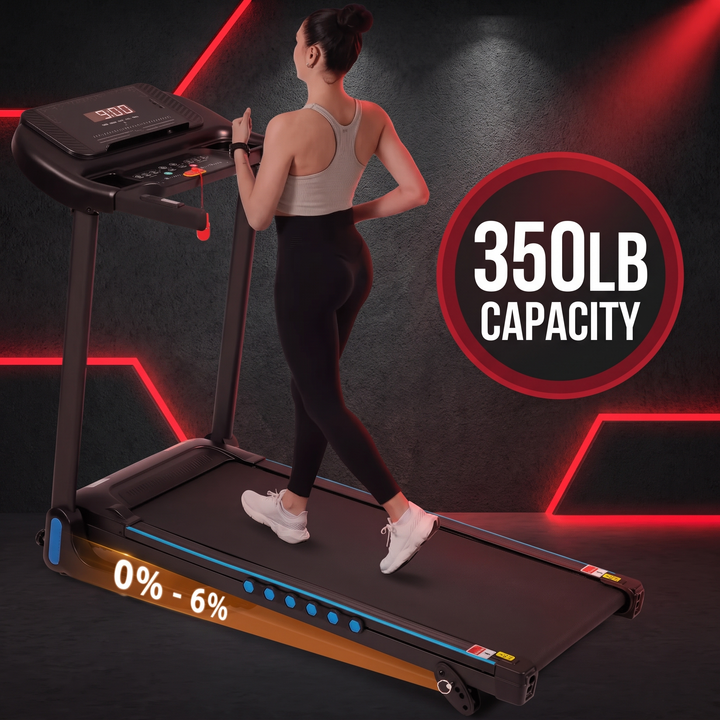 Adjustable Incline Treadmill 4-in-1 Home Treadmill - 350LB Capacity Badge