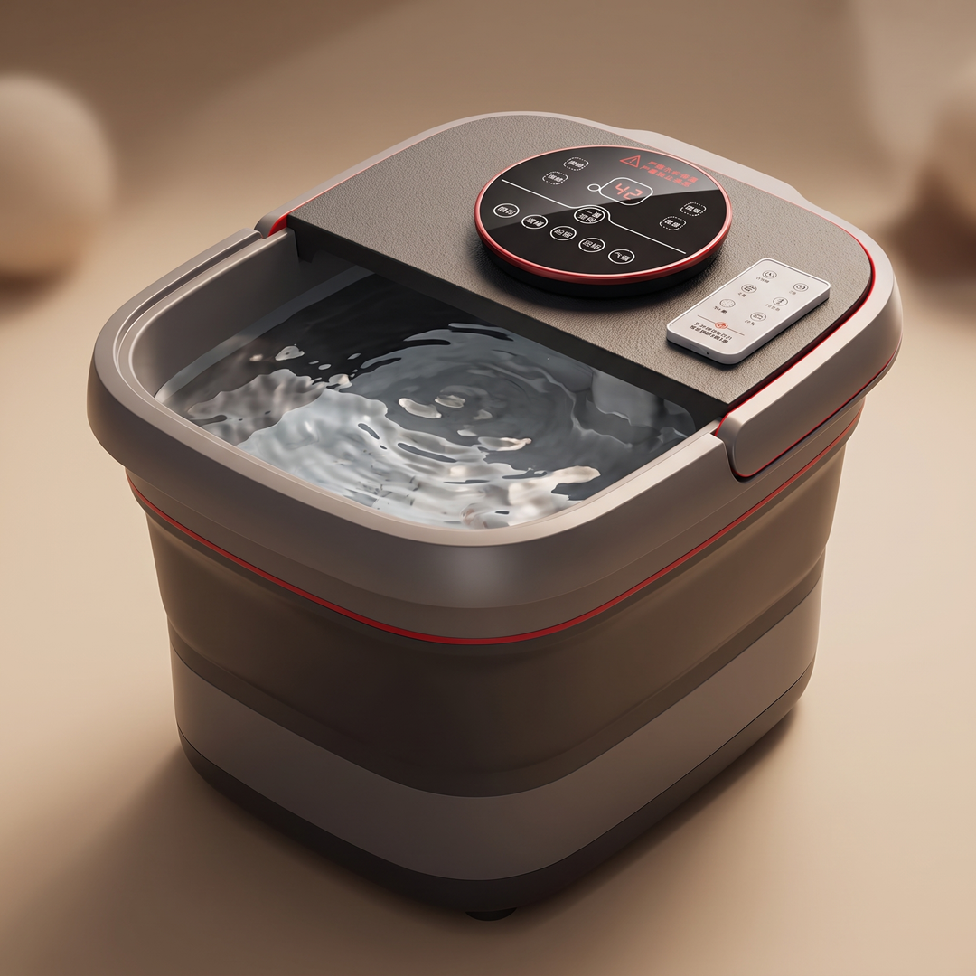 Electric Foot Spa Bath Tub - charcoal grey color option