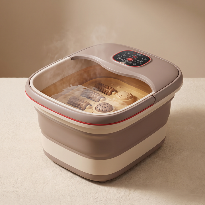 Electric Foot Spa Bath Tub - warm taupe color option