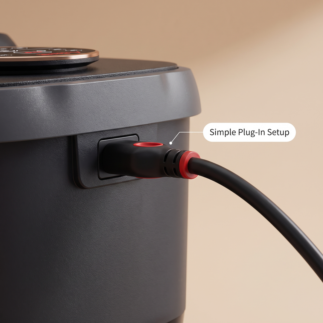 Electric Foot Spa Bath Tub - simple plug-in setup